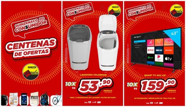 Aproveite o Quinzena&ccedil;o do Consumidor no Armaz&eacute;m Para&iacute;ba!(Imagem:Divulga&ccedil;&atilde;o)