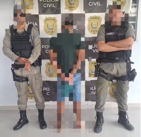 Jovem é preso após cortar pneus do carro da ex-companheira e enviar fotos segurando arma de fogo