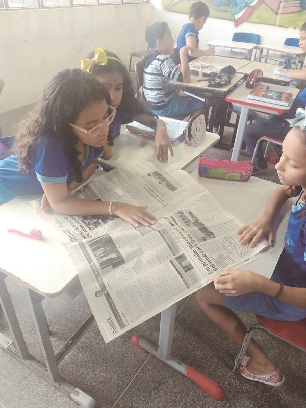 Escola municipal utiliza Jornal O DIA como suporte pedagógico