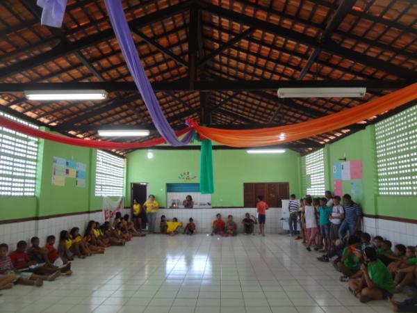 U. I. Domingos Machado promoveu gincana cultural em Bar&atilde;o de Graja&uacute;.(Imagem:FlorianoNews)