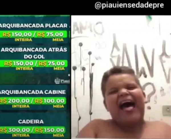  Torcedores reagem ao pre&ccedil;o do ingresso de Altos x Flamengo.(Imagem:Reprodu&ccedil;&atilde;o/Instagram)