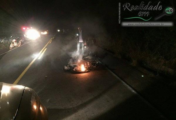 Motociclista tem morte imediata após colidir com carro na PI-112 próximo a União(Imagem:Realidade em Foco)
