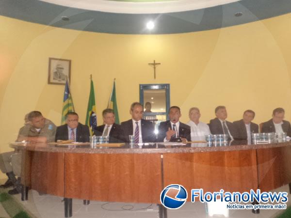 Deputado Gustavo Neiva fala sobre Segurança Pública em Floriano.(Imagem:FlorianoNews)