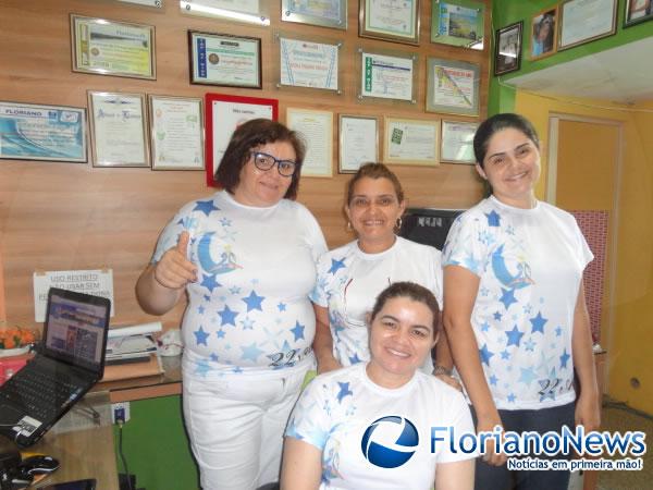 Equipe da Escola Pequeno Pr&iacute;ncipe.(Imagem:FlorianoNews)