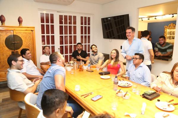 Ciro Nogueira recebe Silvio, secretários e amigos(Imagem:Divulgação)