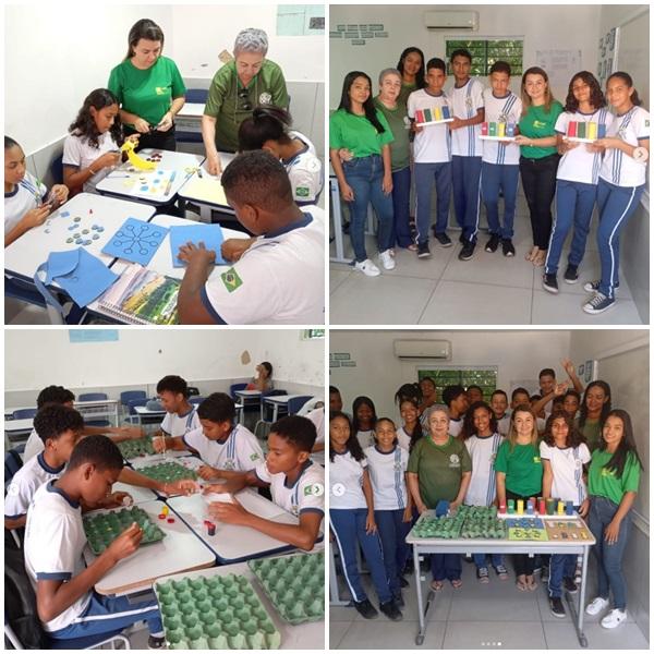  SEMAN celebra Dia Mundial da Reciclagem com oficina na Escola Municipal Ant&ocirc;nio Nivaldo.(Imagem:Reprodu&ccedil;&atilde;o/Instagram)