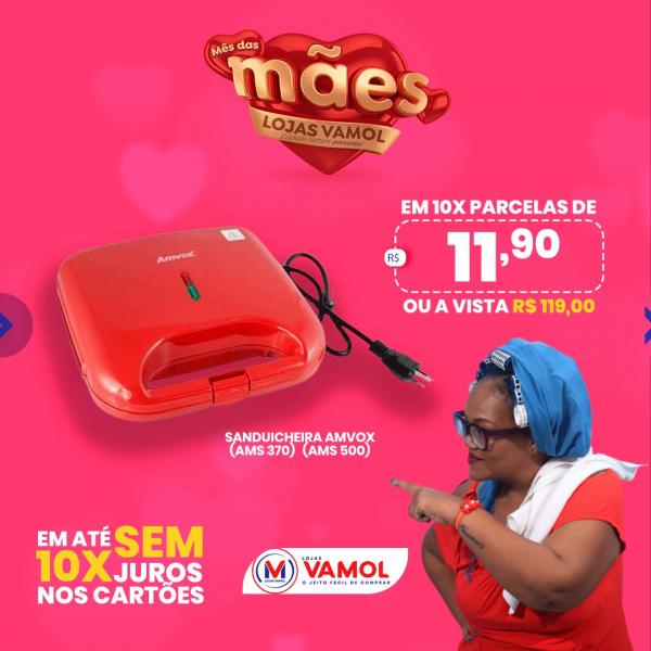 Lojas Vamol prepara um show de ofertas para o Dia das M&atilde;es, confira(Imagem:Divulga&ccedil;&atilde;o)