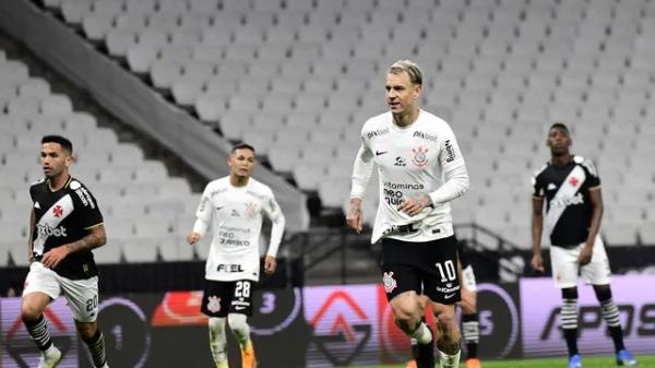 Corinthians x Vasco, gol de R&oacute;ger Guedes.(Imagem:Marcos Ribolli)