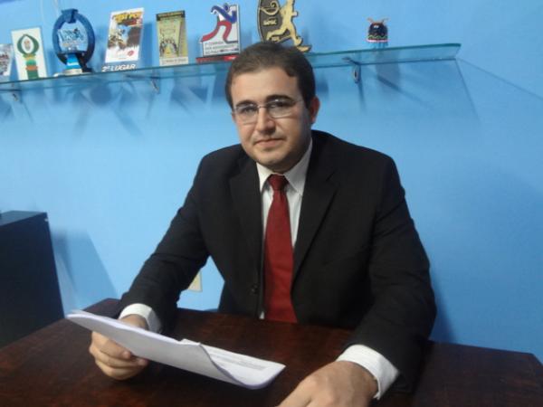 Marcos Vin&iacute;cius, Controlador Geral do munic&iacute;pio de Bar&atilde;o de Graja&uacute;.  (Imagem:FlorianoNews)