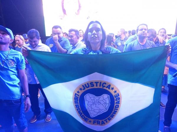 Conven&ccedil;&atilde;o patid&aacute;ria do PSD Confirma Candidatura de Claudim&ecirc; Lima para Reelei&ccedil;&atilde;o em Bar&atilde;o de Graja&uacute;.(Imagem:Divulga&ccedil;&atilde;o)