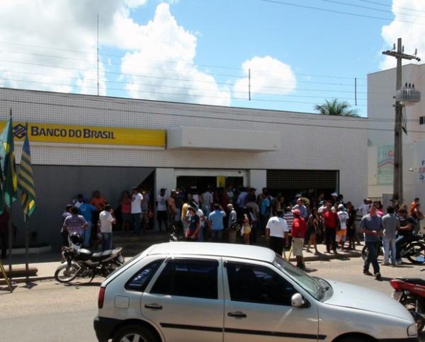 Trio planejava assalto ao Banco do Brasil de Bom Jesus, Sul do Piau&iacute;.(Imagem:Emiliano Monteiro Amorim)