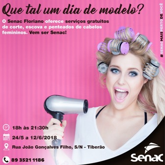Senac de Floriano oferece serviços gratuitos de embelezamento