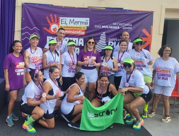Primeira Corrida contra o Feminicídio de Brasileira reúne mais de 500 participantes.(Imagem:Divulgação)