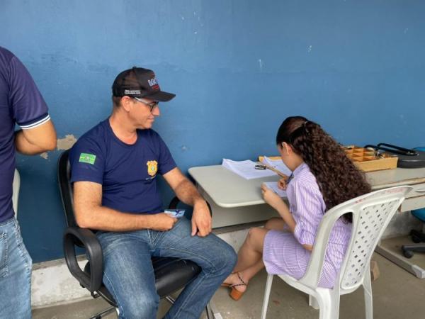 Motoristas do município recebem ações de saúde na Campanha Novembro Azul(Imagem:Secom)