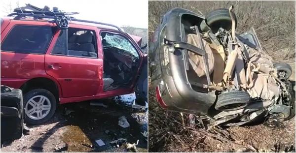 Casal piauiense morre em colisão frontal entre carros na rodovia BR-407