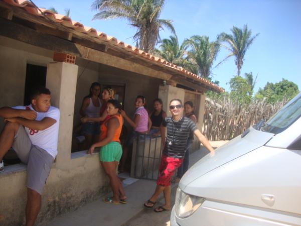 Jovens que v&atilde;o participar do Festejo(Imagem:reda&ccedil;&atilde;o)