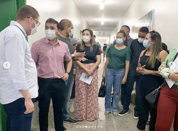 Hospital Tib&eacute;rio Nunes recebe visitra da Rede de Aten&ccedil;&atilde;o &agrave;s Urg&ecirc;ncias e Emerg&ecirc;ncias(Imagem:Reprodu&ccedil;&atilde;o/Instagram)