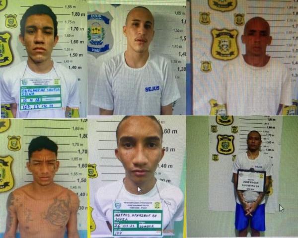 Foragidos(Imagem: Sejus)