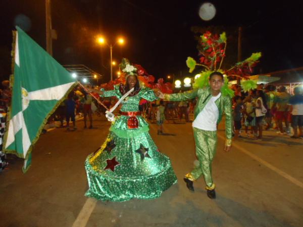 Sete Escolas do Grupo de Acesso se apresentaram no 1&ordm; dia de desfiles em Floriano.(Imagem:FlorianoNews)