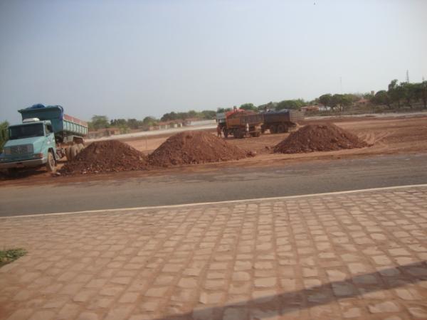 Canteiro de obras do Carvalho em Floriano(Imagem:reda&ccedil;&atilde;o)