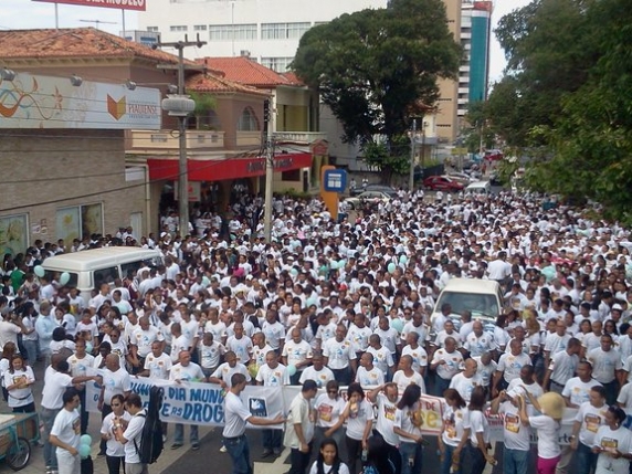 Fazenda da Paz faz caminhada contra drogas neste domingo