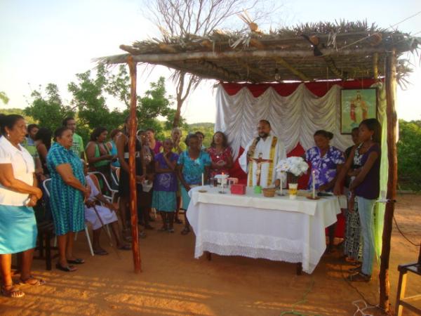 Missa na zona rural em Floriano(Imagem:reda&ccedil;&atilde;o)