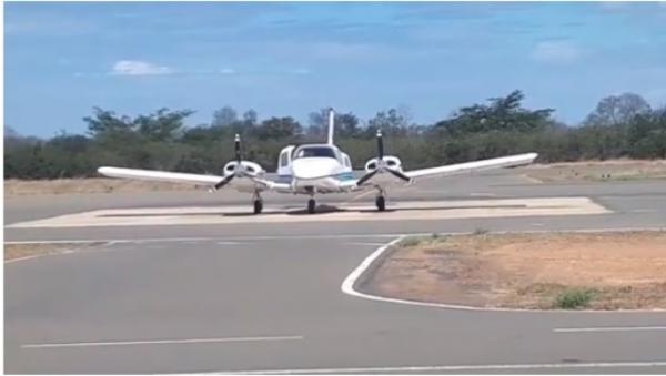 O empres&aacute;rio foi transferido num avi&atilde;o PA 34 Piper Seneca. (Imagem:Divulga&ccedil;&atilde;o)