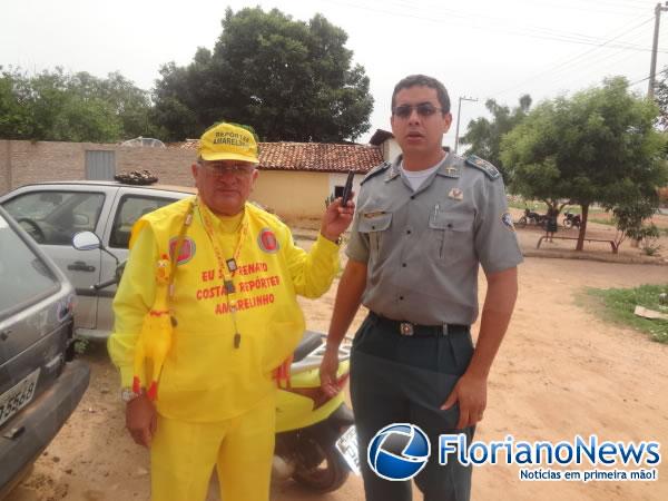 Tenente Igor Vieira, Comandante do 2&ordm; Pelot&atilde;o PM de Bar&atilde;o de Graja&uacute;.(Imagem:FlorianoNews)