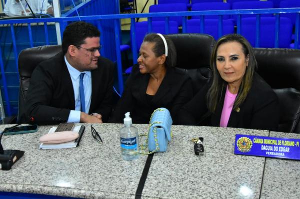Vereadores Jo&atilde;o Neto, Daguia (de Dona Bela) e Daguia (do Edgar)(Imagem:CMF)