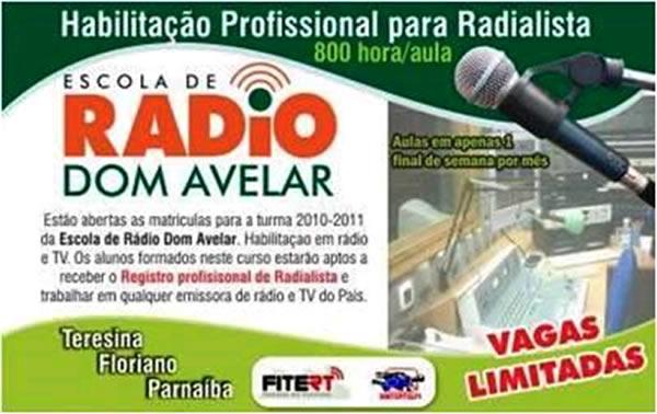 Escola de R&aacute;dio Dom Avelar (Imagem:Divulga&ccedil;&atilde;o)