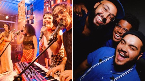 Além de contemporâneos da cena carioca, os sete jovens músicos são de famílias musicais, amigos de longa data e parceiros de composição. Ainda entre as coincidências, as duas band(Imagem:Reprodução)