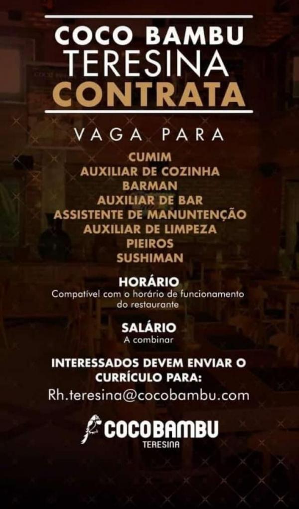 H&aacute; oportunidades para auxiliar de cozinha, barman, auxiliar de bar, assistente de manuten&ccedil;&atilde;o, entre outras.(Imagem:Divulga&ccedil;&atilde;o)
