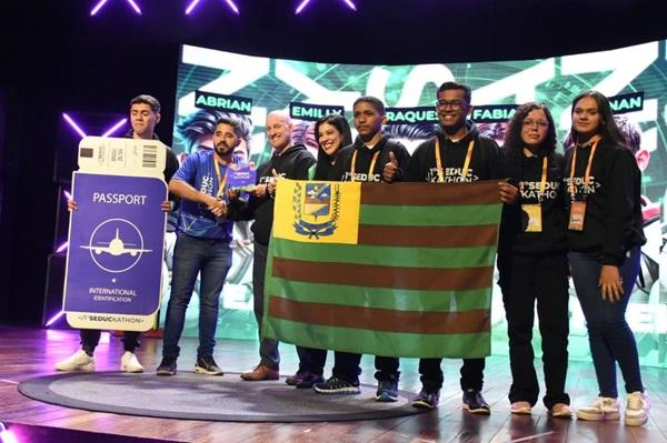 Uma escola da cidade, o Ceti Paulo Freire, foi uma das vencedoras do Seduckathon e os estudantes v&atilde;o participar interc&acirc;mbio internacional.(Imagem:Reprodu&ccedil;&atilde;o)