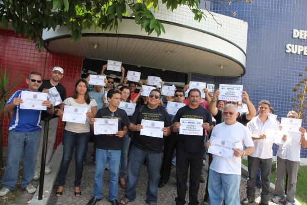  Pol&iacute;cia Federal do Piau&iacute; paralisa por 24 horas.(Imagem:Meio Norte)