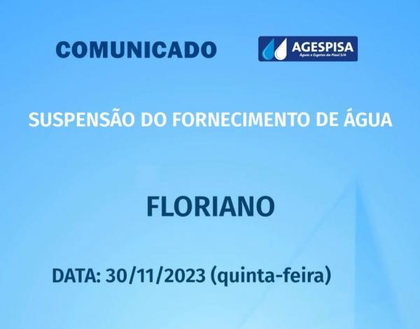 Agespisa realiza correção de vazamento e garante normalização do abastecimento em Floriano