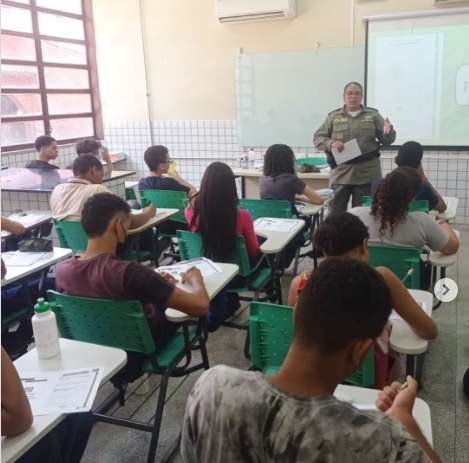 PROERD Ensino Médio é iniciado no IFPI - Campus Floriano pelo 3º BPM
