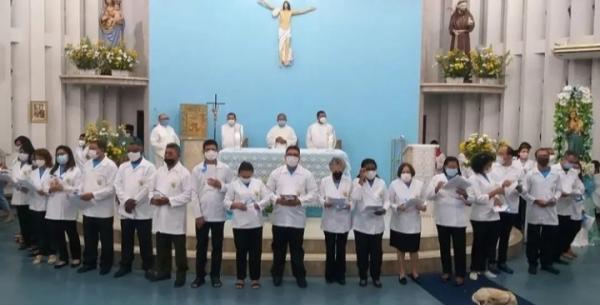 Realizado em Floriano, a Investidura de Novos Ministros da Santa Comunh&atilde;o(Imagem:Reprodu&ccedil;&atilde;o)