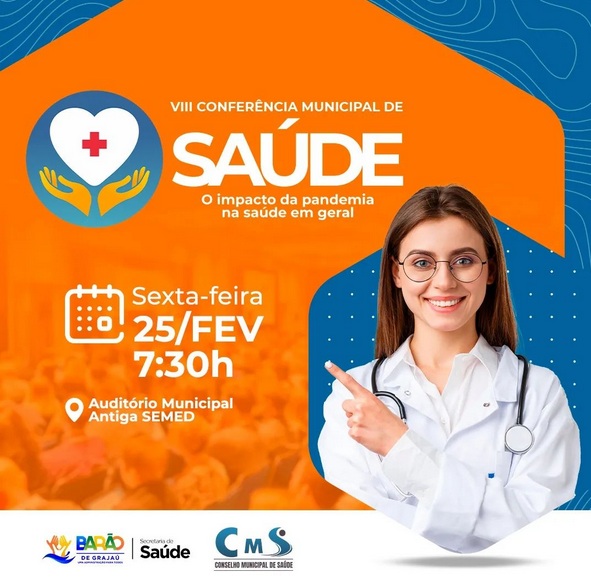 Prefeitura de Barão de Grajaú realizará VIII Conferência Municipal de Saúde