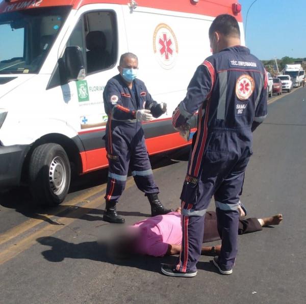 Servidor p&uacute;blico aposentado morre em acidente na ponte que liga Floriano e Bar&atilde;o de Graja&uacute;.(Imagem:Divulga&ccedil;&atilde;o)