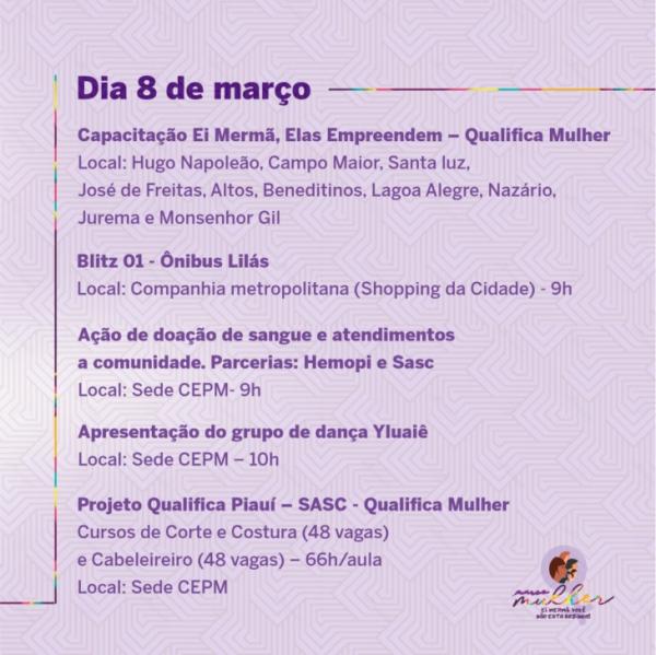 Coordenadoria da Mulher realiza o Mar&ccedil;o Mulher? Ei merm&atilde;, voc&ecirc; n&atilde;o est&aacute; sozinha!(Imagem:Divulga&ccedil;&atilde;o)