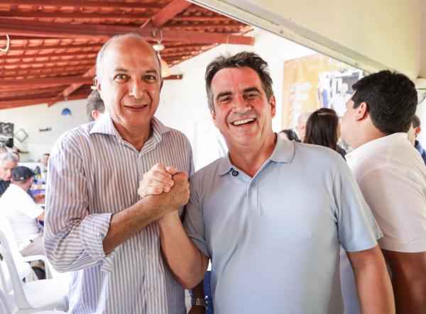 Prefeito do PSD, Jo&atilde;ozinho Manu, declara apoio a Ciro Nogueira durante agenda em S&atilde;o Jo&atilde;o da Serra(Imagem:Ascom )