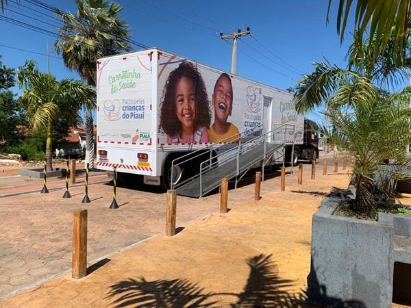 Projeto Carretinha da Saúde já atendeu mais de 9 mil crianças em 15 municípios piauienses