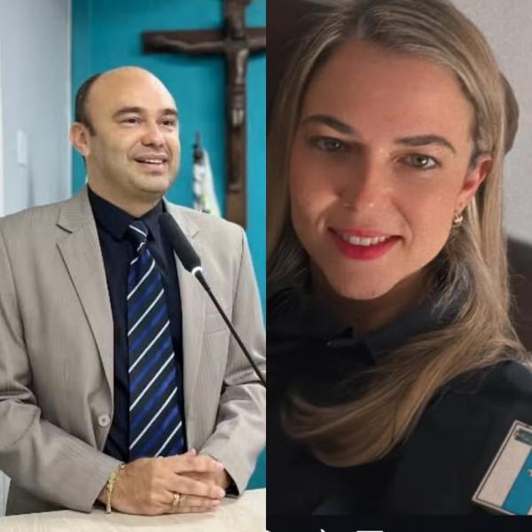 Thiciano Ribeiro da Cruz e Pen&eacute;lope Miranda de Brito(Imagem:Reprodu&ccedil;&atilde;o/ C&acirc;mara Municipal de Vereadores de Parn)