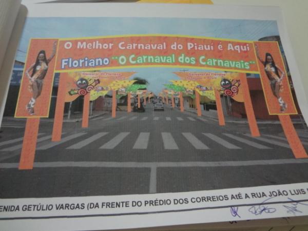 Ornamenta&ccedil;&atilde;o do Carnaval dos Carnavais (Imagem:FlorianoNews)