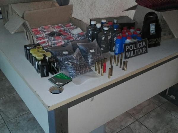 Ações da PM apreendem munição em Nazária e 30 kg de maconha na capital