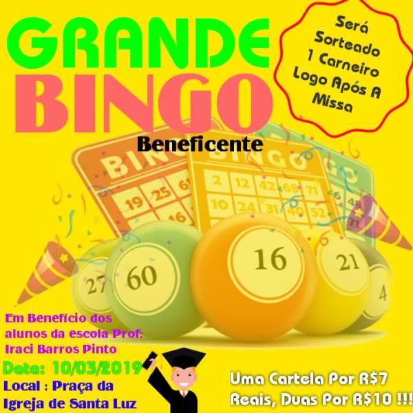 Divulga&ccedil;&atilde;o do bingo(Imagem:Bruno Delfino)