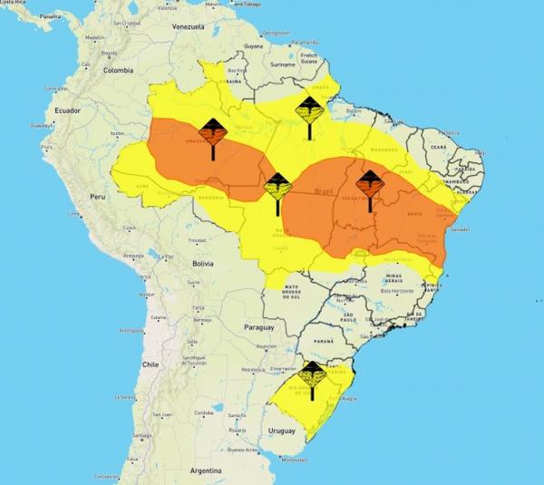Teresina e mais 152 cidades do Piauí estão em alerta para perigo de chuvas intensas