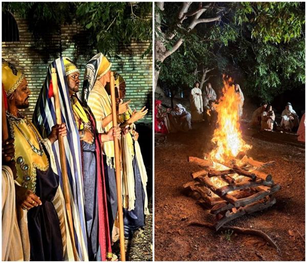 Produtores ajustam últimos detalhes para Paixão de Cristo em Floriano(Imagem:Divulgação)