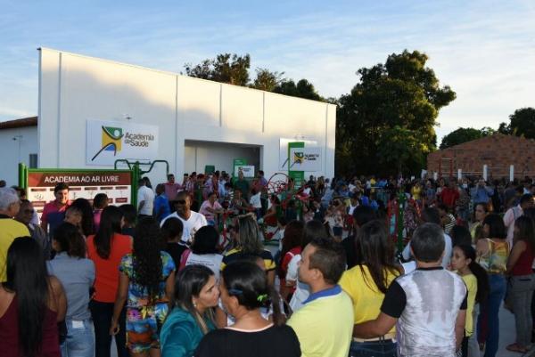 Academia da Sa&uacute;de &eacute; inaugurada no bairro Bosque em Floriano.(Imagem:Secom Floriano )