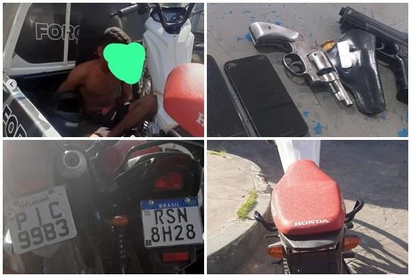 For&ccedil;a T&aacute;tica efetua pris&atilde;o de dupla ap&oacute;s recupera&ccedil;&atilde;o de ve&iacute;culos roubados em Floriano.(Imagem:Reprodu&ccedil;&atilde;o/Instagram)